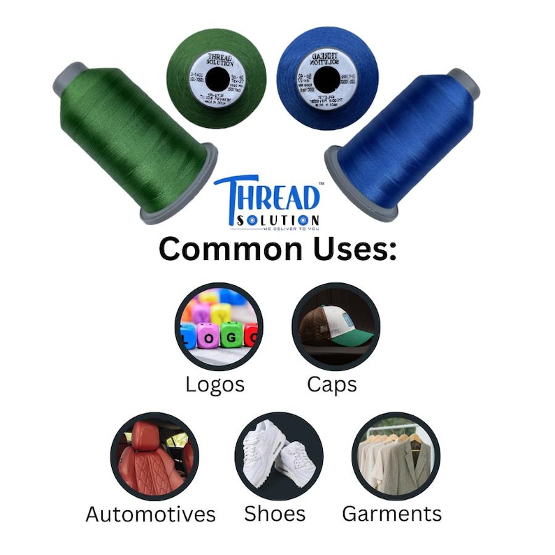 THREAD SOLUTION GLITZ Trilobal 100% Polyester Embroidery Thread 40 Wt ...
