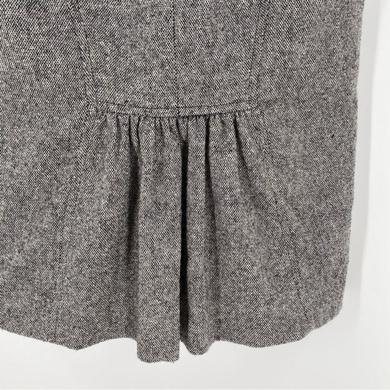 Vintage wool blend skirt tweed Bebe size 0 pencil… - image 5