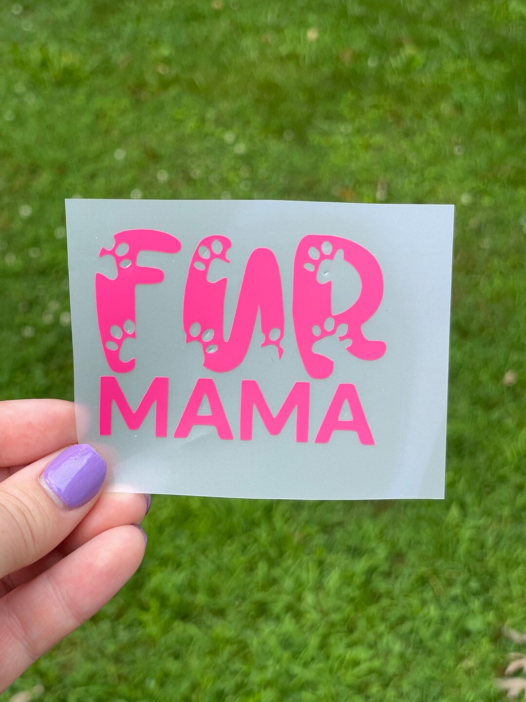 Fur Mama Decal - Etsy