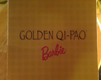 Golden Qi pao Barbie Doll Collectible  NRFB   Etsy