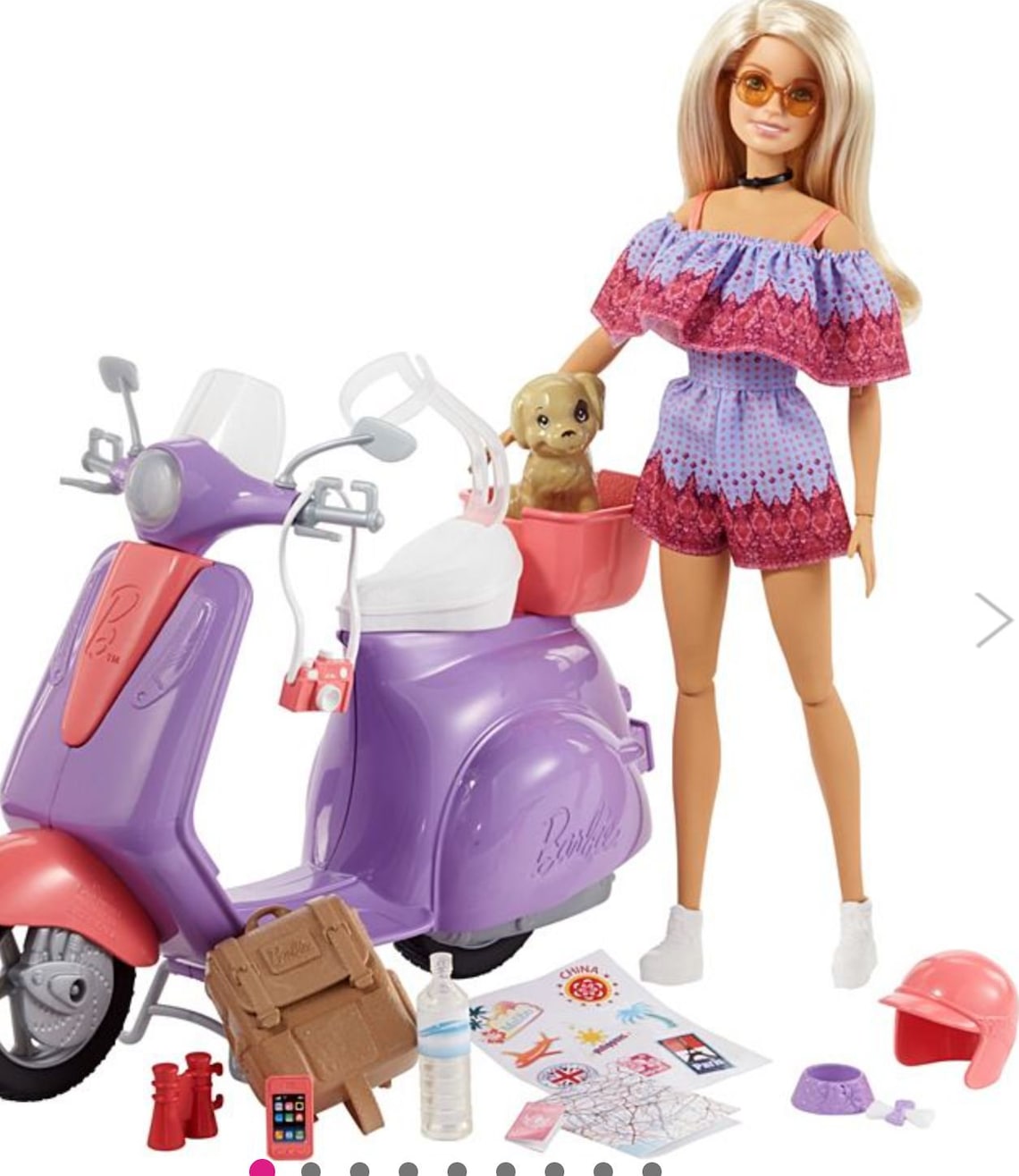 Pink Passport With Scooter Barbie Doll Collectible NRFB - Etsy