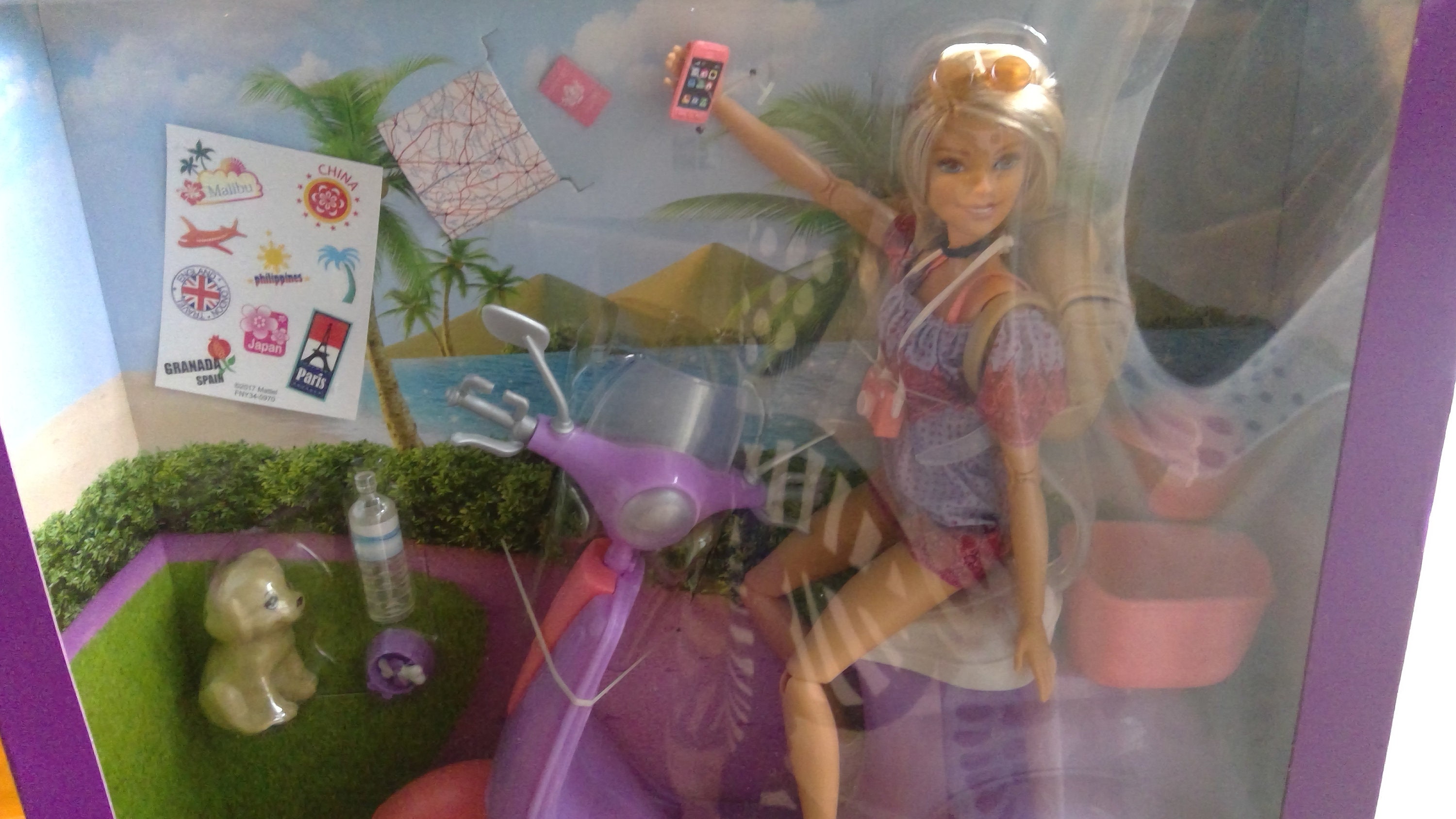 Pink Passport With Scooter Barbie Doll Collectible NRFB - Etsy