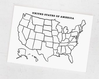 blank us map etsy
