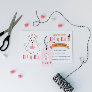 You&#39;ve Been Booed Kit: Halloween Game Signs & Tags (PDF Digital Download)