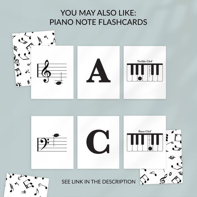 Werkbladen muziektheorie voor beginners: oefenbladen van 25 pagina's voor noten, noten en rustwaarden, symbolen en dynamiek (digitale download) afbeelding 11