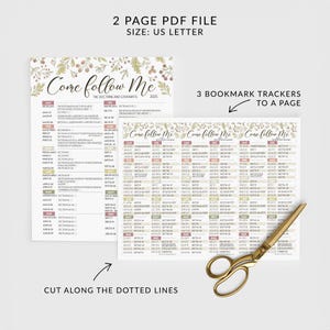 2025 Come Follow Me Reading Schedule Printable, Doctrine and Covenants ...
