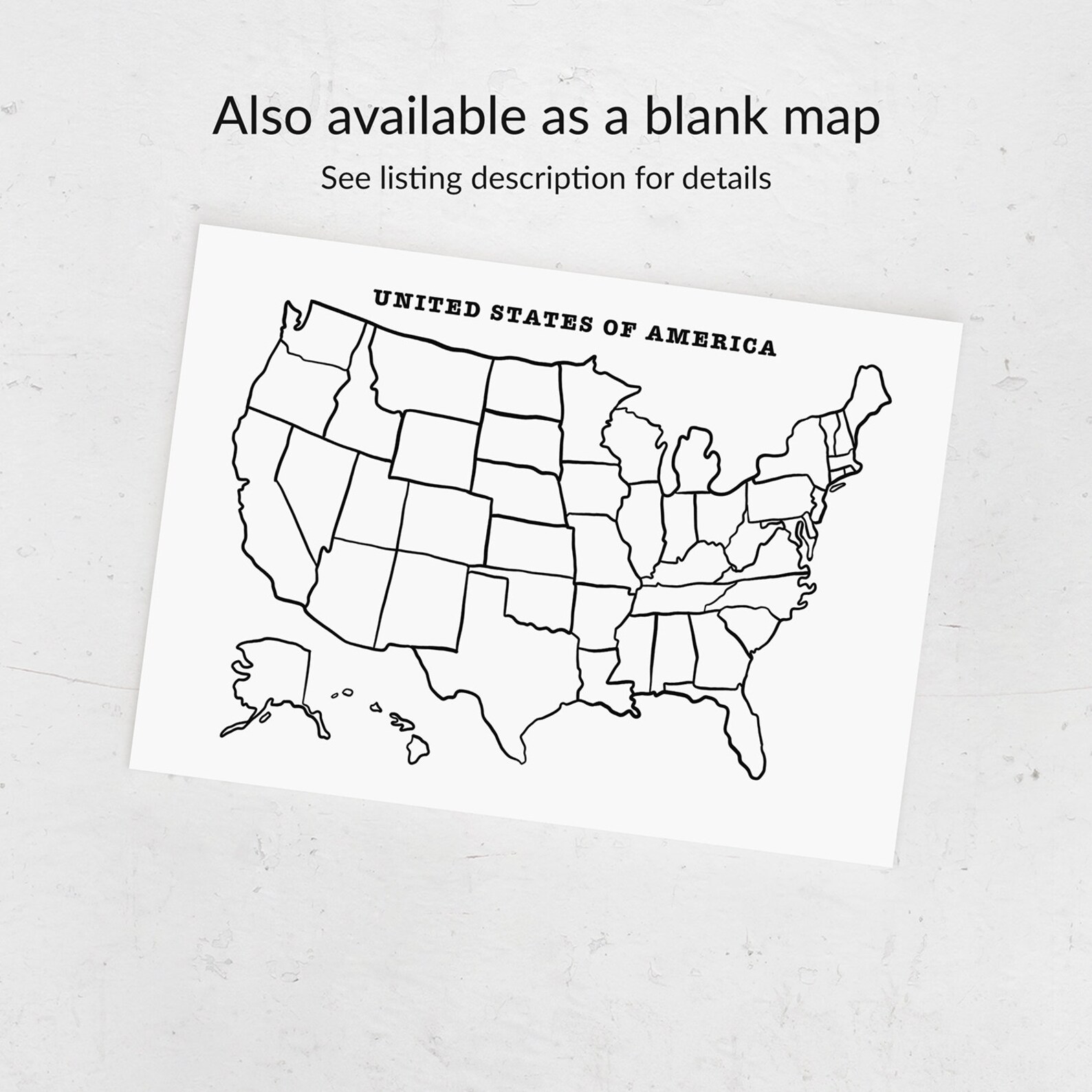 Printable US Map With State Abbreviations: Labeled United States ...