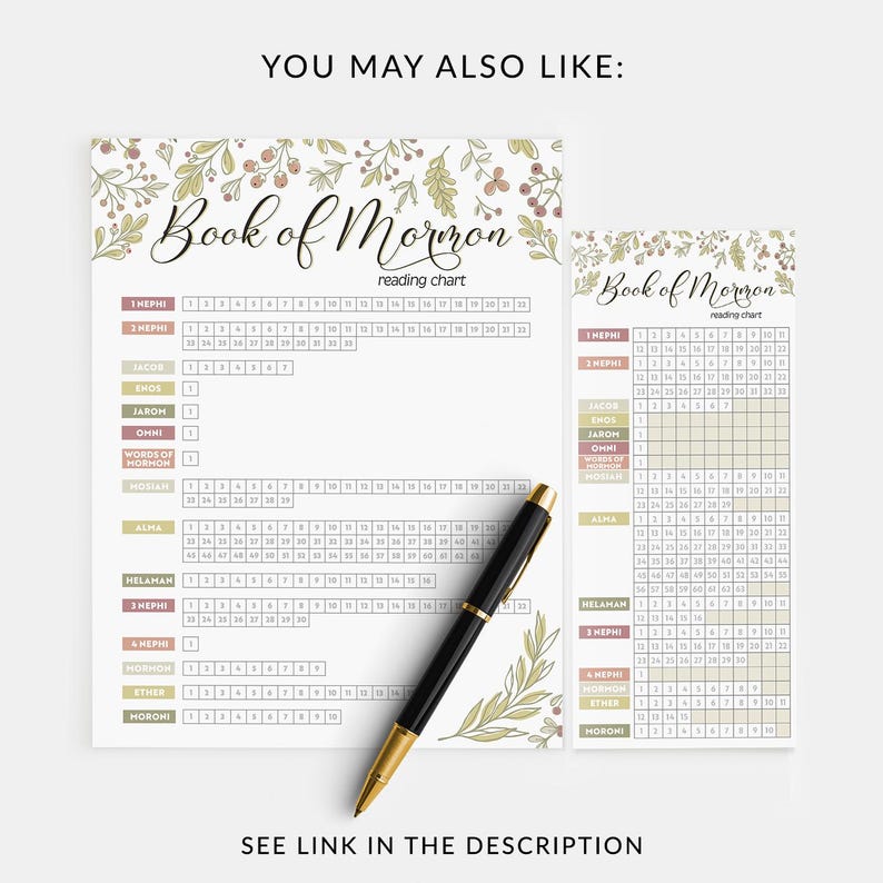 Doctrine and Covenants Reading Tracker: LDS Scripture Study Chapter ...