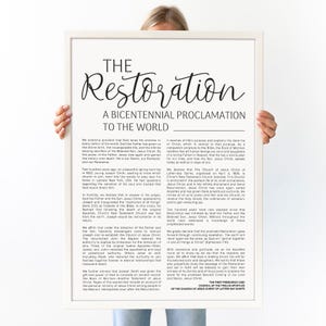 The Restoration Proclamation Printable - Il 300x300.6273394791 I3w5