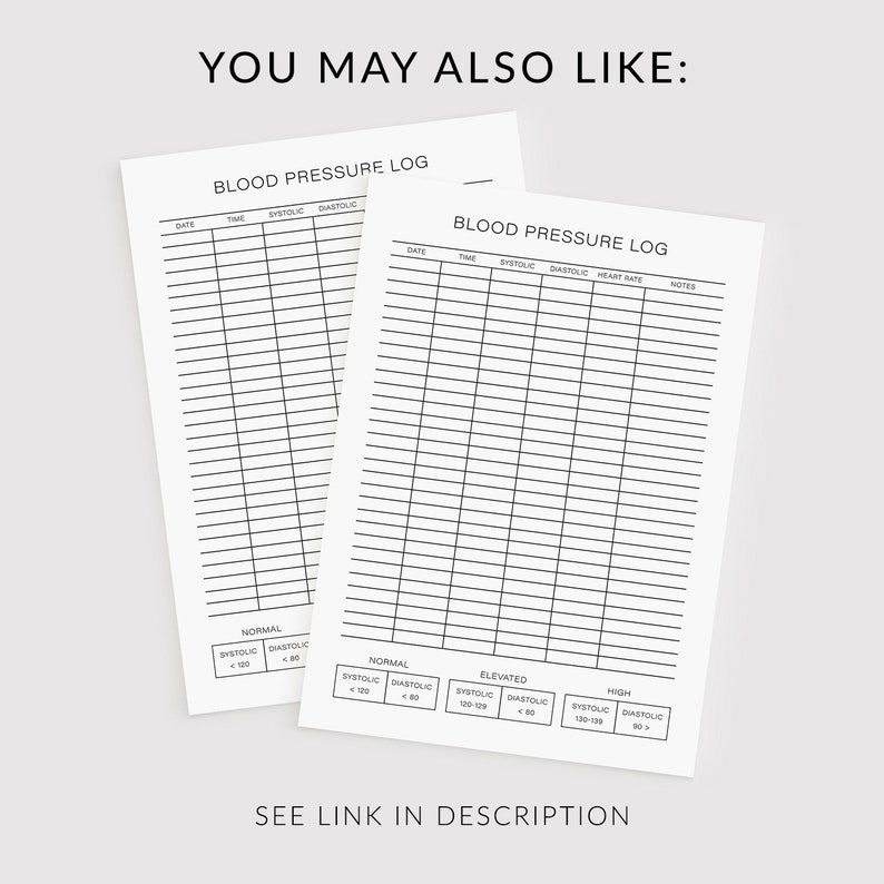 Hbpm Chart.pdf Printable Daily Blood Pressure Log: Heart Health Tracker for Home ...