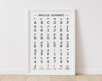 Braille Alphabet Chart Printable