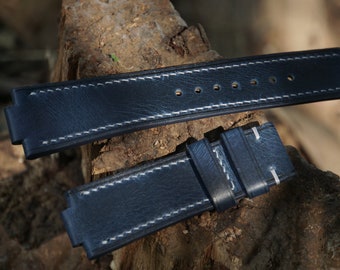 Oris Aquis - Custom Blue Calf Leather Watch Strap