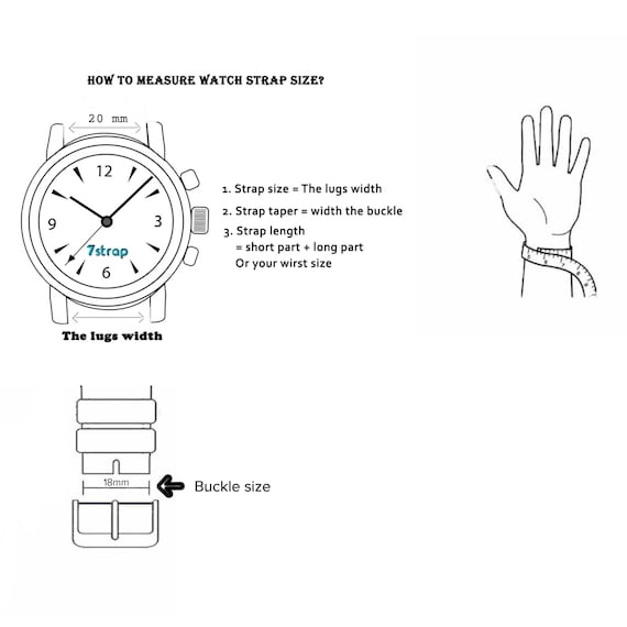 Custom Gray Toad Leather Watch Strap/quick Release Watch Band 15mm