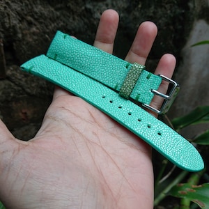 Stingray Leather Watch Strap 15mm 16mm 17mm 18mm 19mm 20mm 21mm 22mm 23mm 24mm