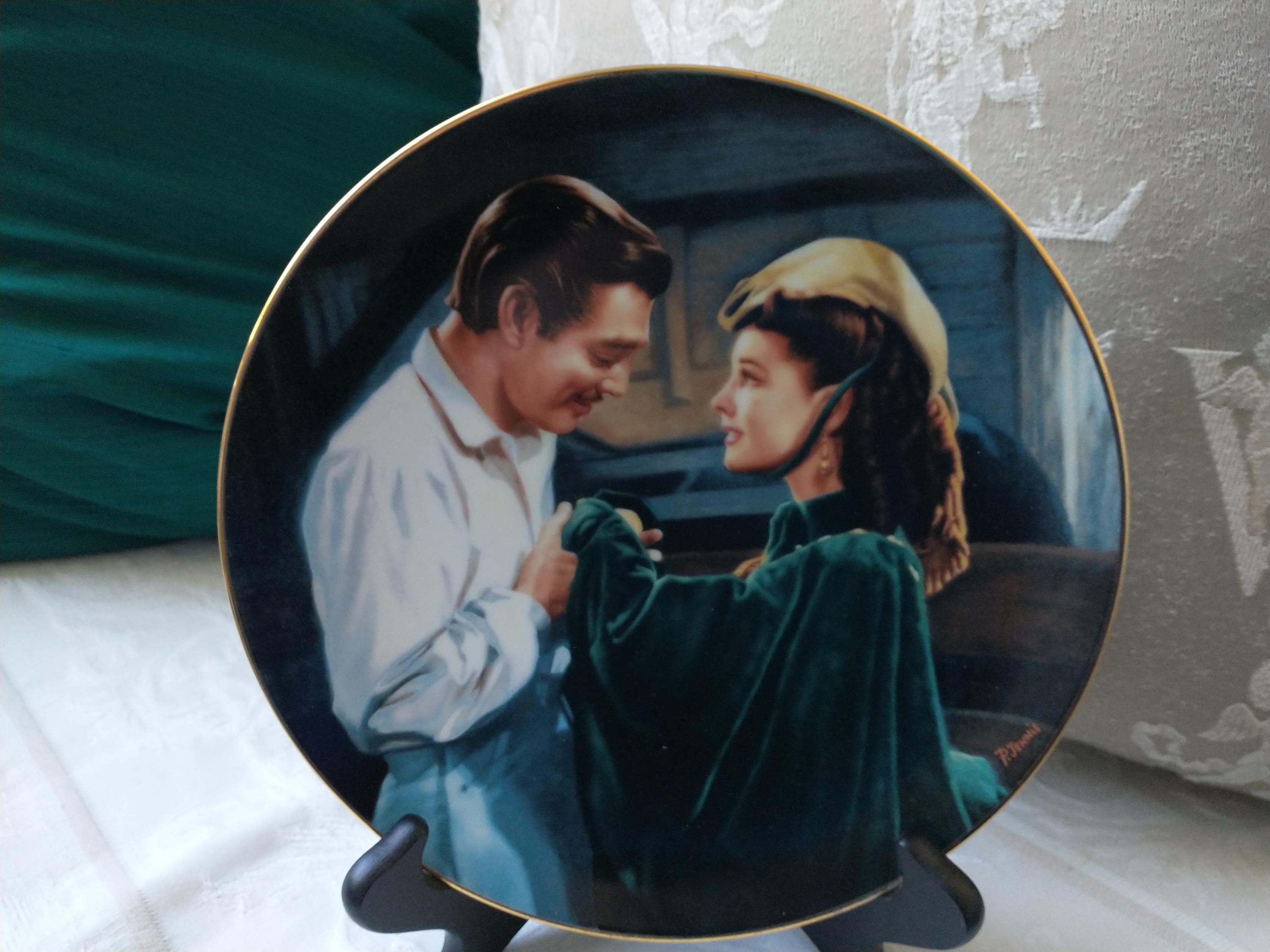 風と共に去りぬ コレクターズプレート「スカーレットの頼み」 - Etsy