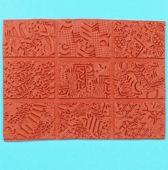 Organic Texture Stamp/Sheet - 'BEACH