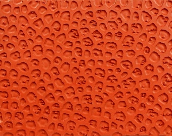 TEXTURE MAT 3-5/8" x 5' ,deep etched, red rubber, stamping, clay, fabric, paper, pottery, gel plate printing. jewelry, solder stamping T1