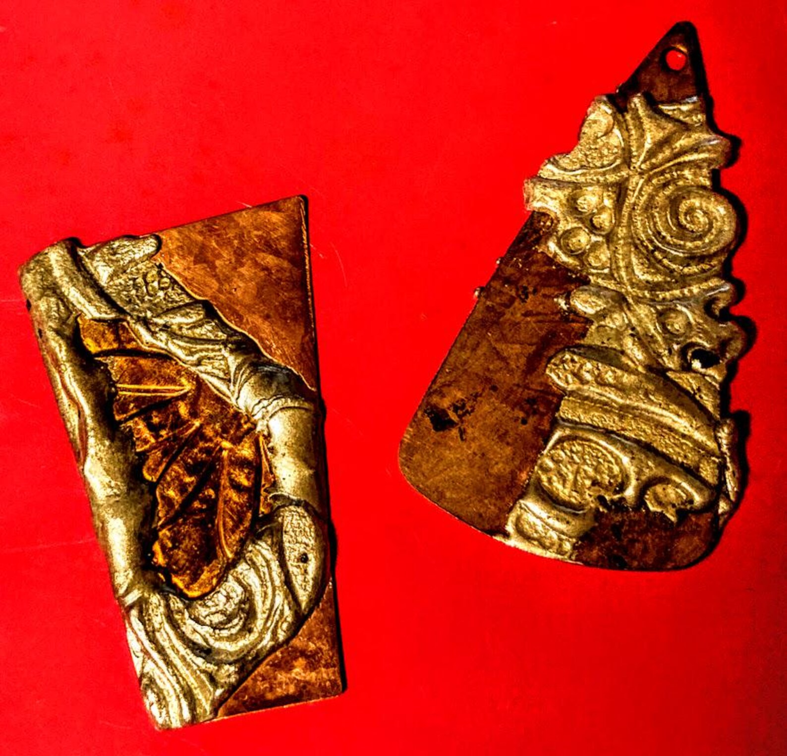 SOLDER STAMPING IMAGES * Vulcanized Red Rubber Deep Etched, Journals ...