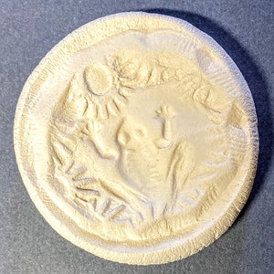 SUNNING FROG MOLD  e-z to use ceramic mould, great detail, use with polymer, wet, paper clay, pottery, jewelry handmade by  Sandi Obertin F2