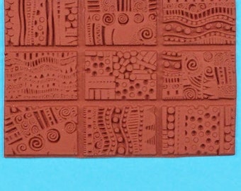 SOLDER STAMPING IMAGES Vulcanized Red Rubber Deep Etched - Etsy