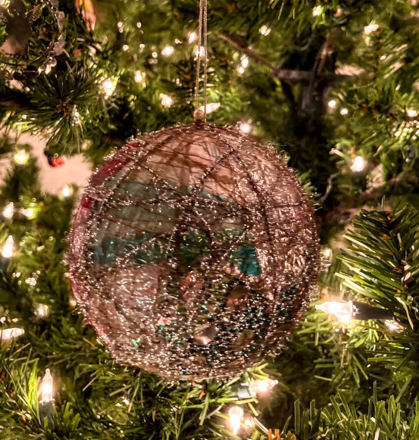 FRIENDSHIP BALL ORNAMENT Handcrafted 4 Diameter Etsy