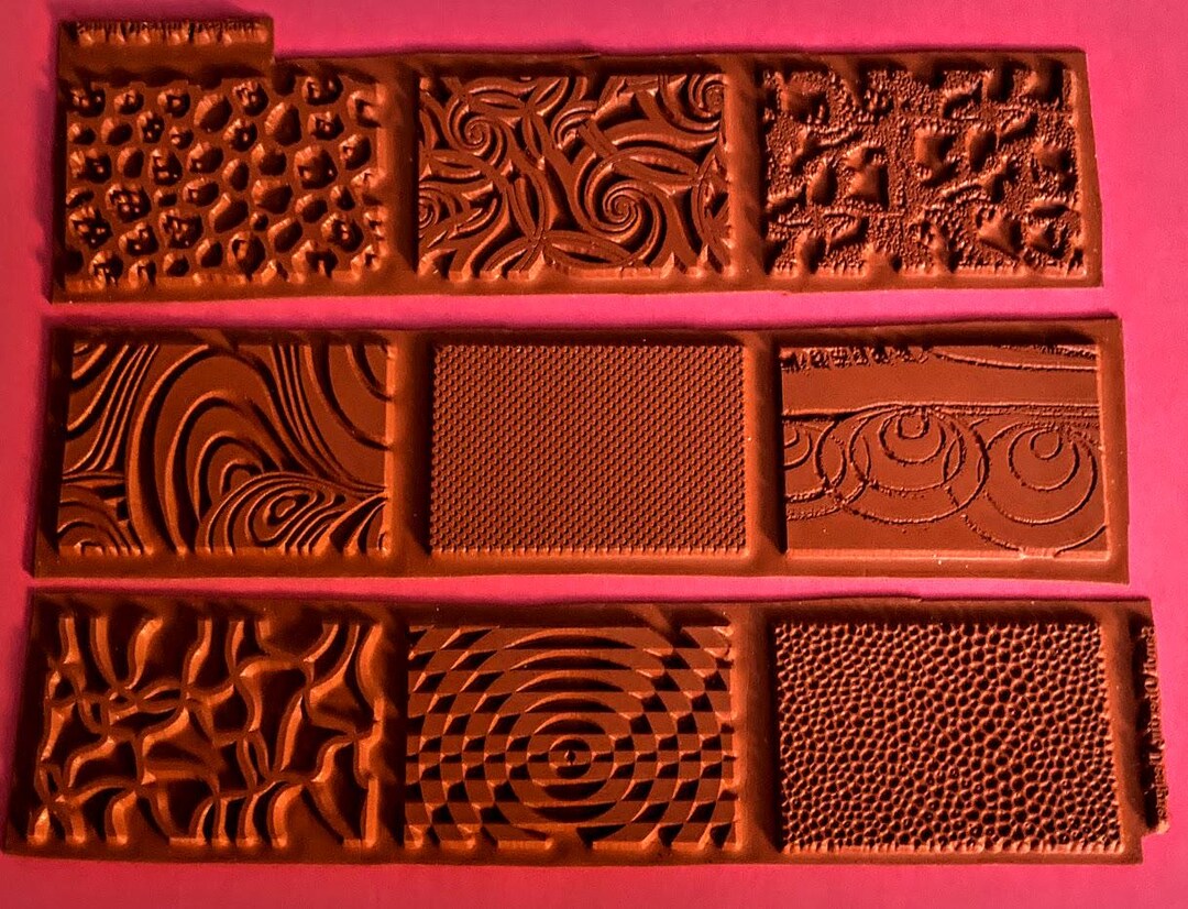 SOLDER STAMPING IMAGES * Vulcanized Red Rubber Deep Etched, Journals ...