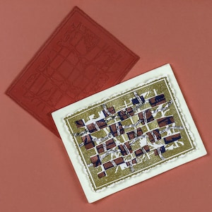 HINTERGRUND, WEAVING, TEXTURE Stempel, Zeitschriften, Stanzen, Ton, Papier, Stoff, Grußkarten, Schmuck, Wände * Sandi Obertin RN6-13J