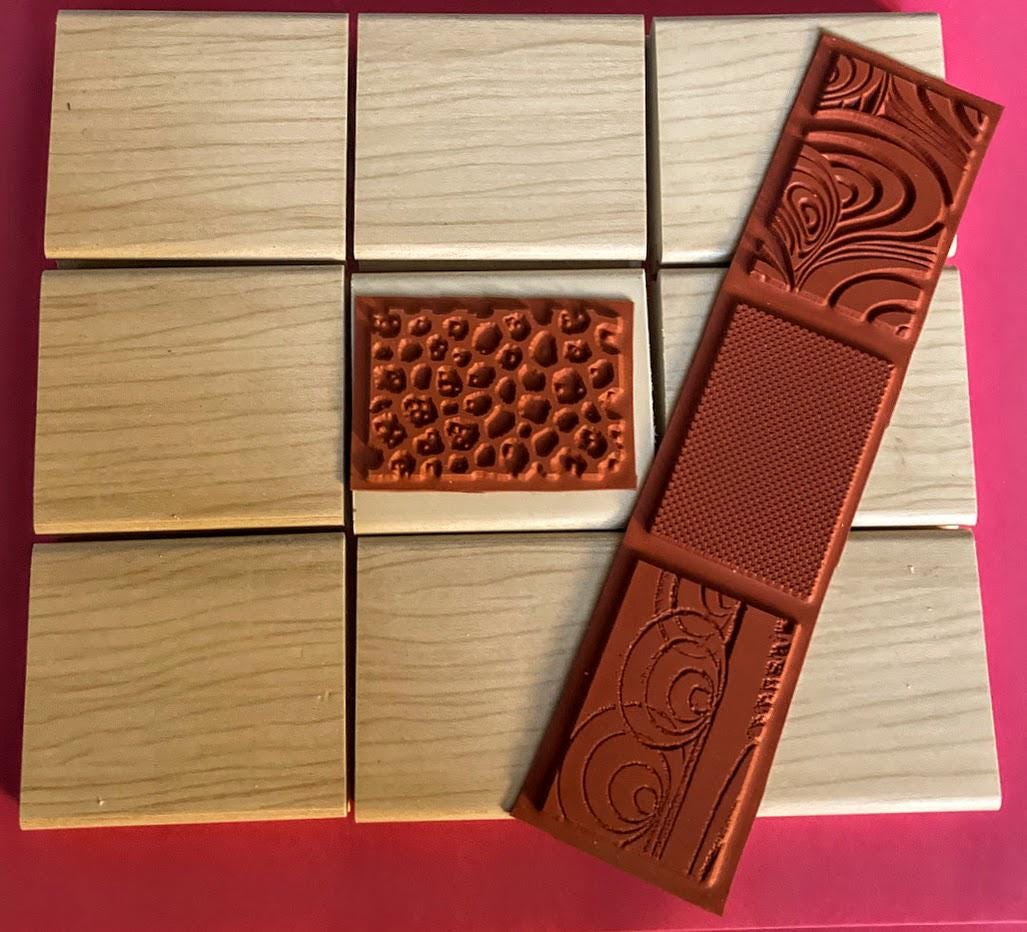 SOLDER STAMPING IMAGES * Vulcanized Red Rubber Deep Etched, Journals ...