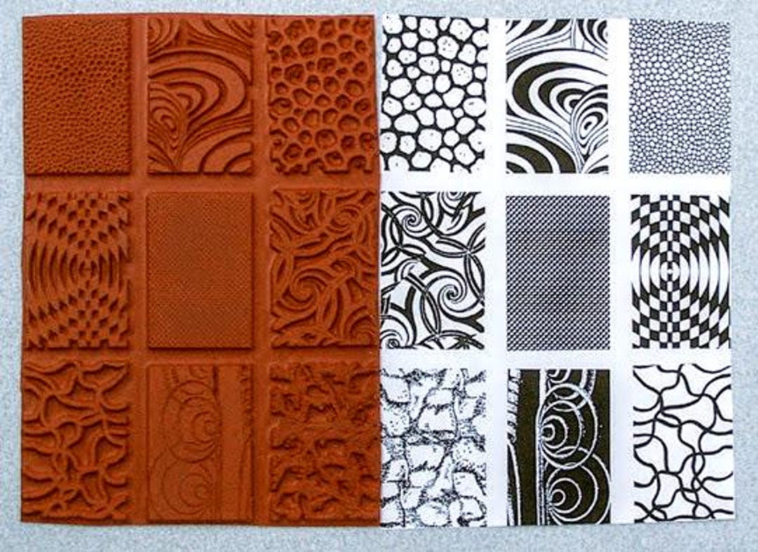 SOLDER STAMPING IMAGES * Vulcanized Red Rubber Deep Etched, Journals ...