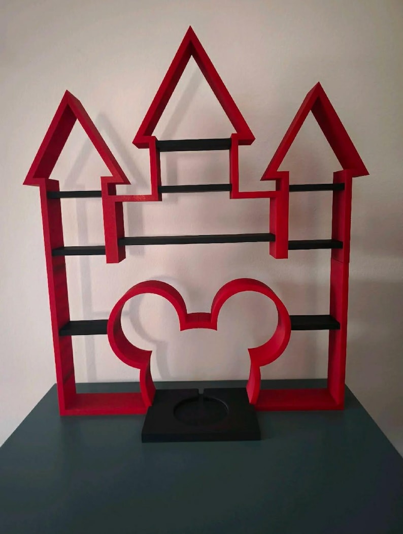 3D Printed Toniebox Shelf | Castle Nursery Decor | Toniebox Organizer ...