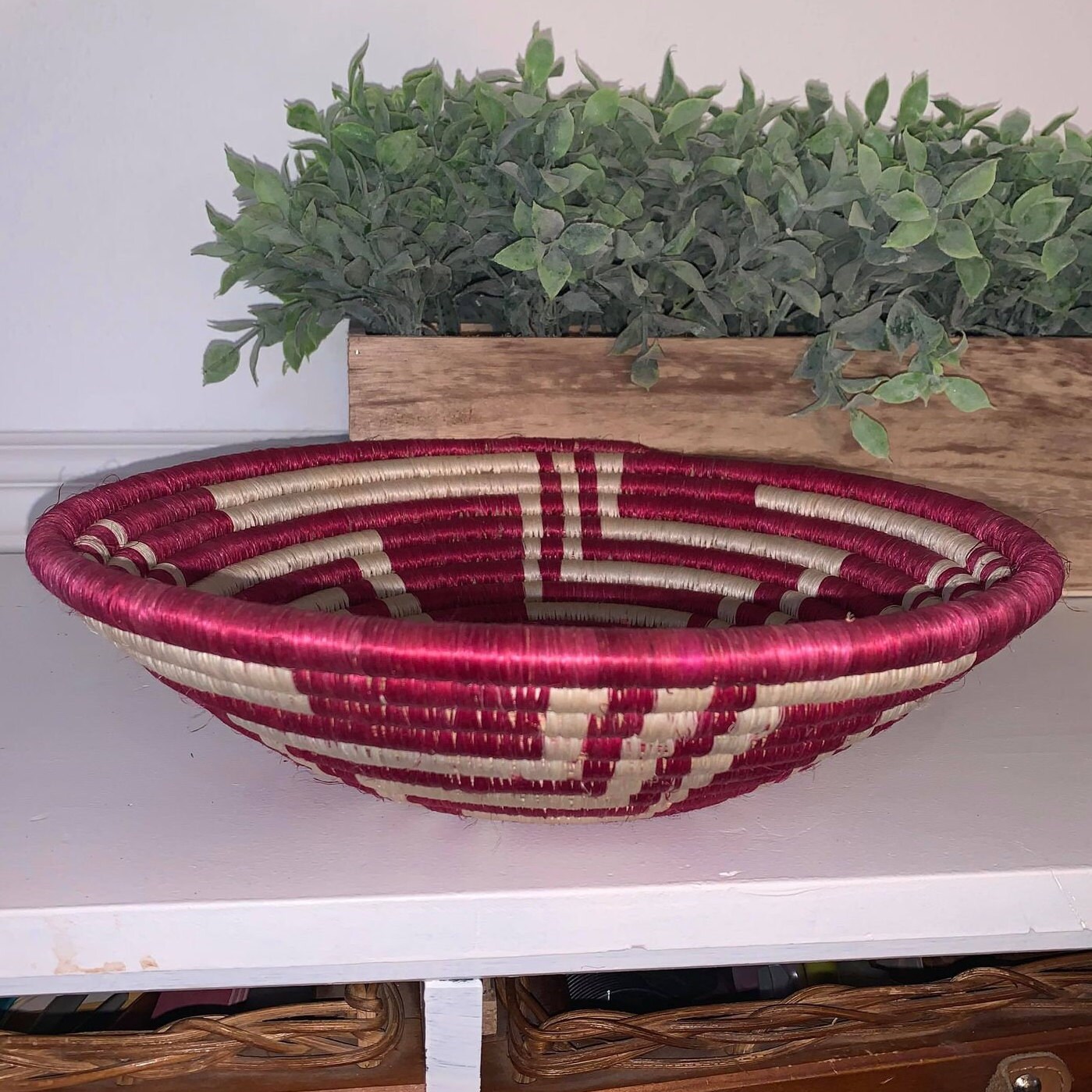 Cesta africana hecha a mano cesta de pared grande Etsy