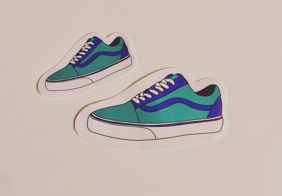 vans blue and purple