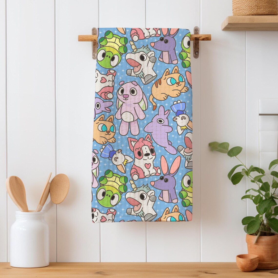 Stuffed Animal Sidekicks - Blue - Seamless - Instant Download - Etsy