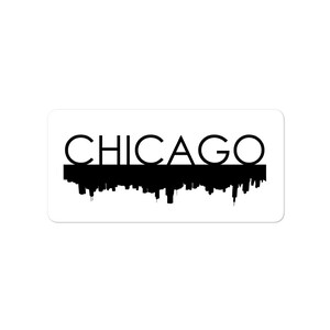 Chicago Skyline Sticker - Minimalist Sticker Design