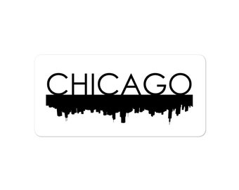 Chicago Skyline Sticker - Minimalist Sticker Design