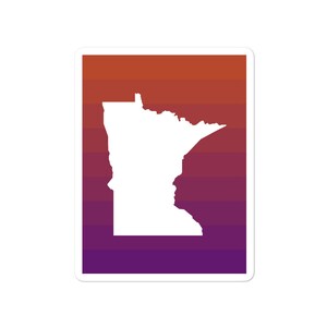 Minnesota Outline Sticker