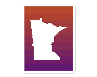Minnesota Outline Sticker