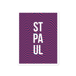 St. Paul Sticker - Abstract Sticker Design - Minnesota Stickers and Gifts