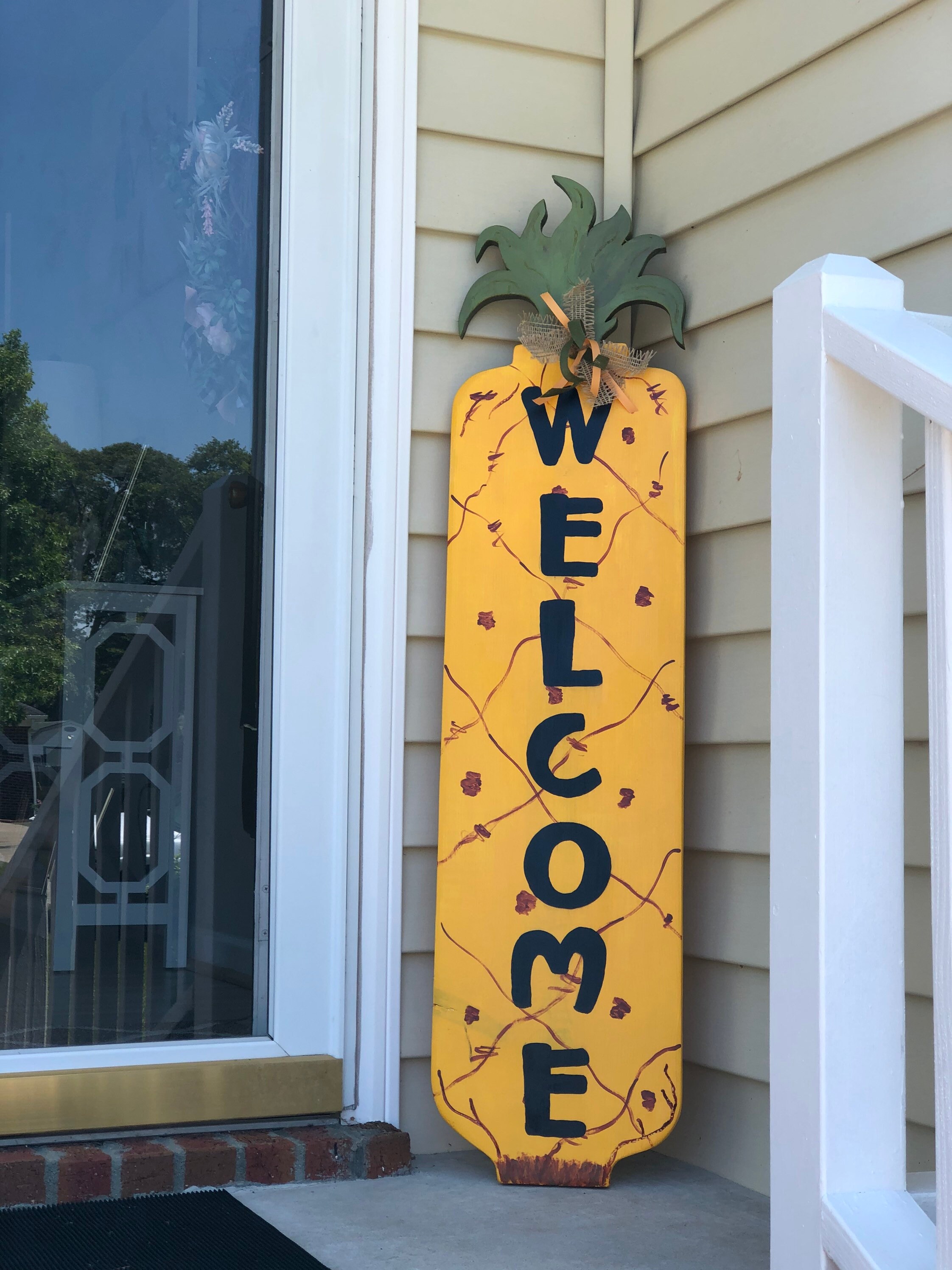 Pineapple Porch Sign 4 ft Porch Sign Pineapple Etsy