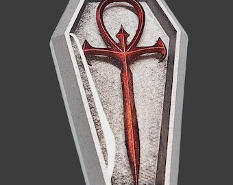 Vampire: The Masquerade Ankh Coffin Pendant