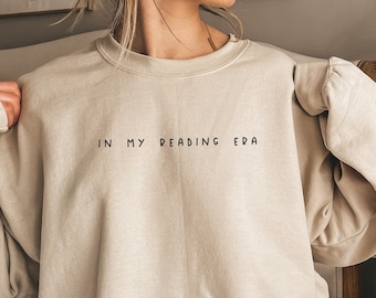 In My Reading Era Sweatshirt, Bookish sweatshirt, Book Club Sweatshirt, Bookworm Sweater, Book Sweatshirt, Book Club Gift, Book Lover