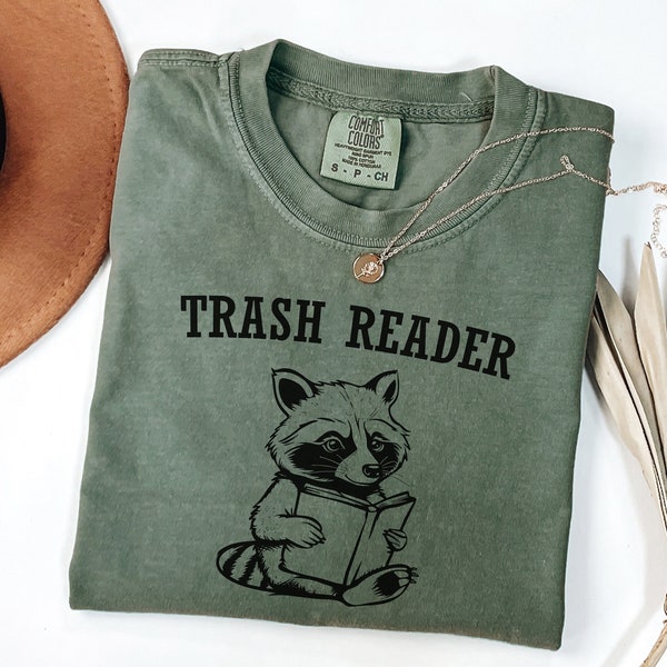 Trash Reader Shirt, Book Shirt, Bookish Shirt, Book Club Shirt, Bookworm Shirt, Book Club Gift, Book Lover, Book Crewneck