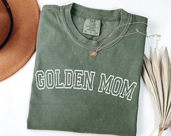 Golden Mom Shirt, Golden Mama Shirt, Dog Mom Shirt, Gift for Golden Mom, Funny Golden Retriever Owner Gift, Goldie Dog Mom Gifts