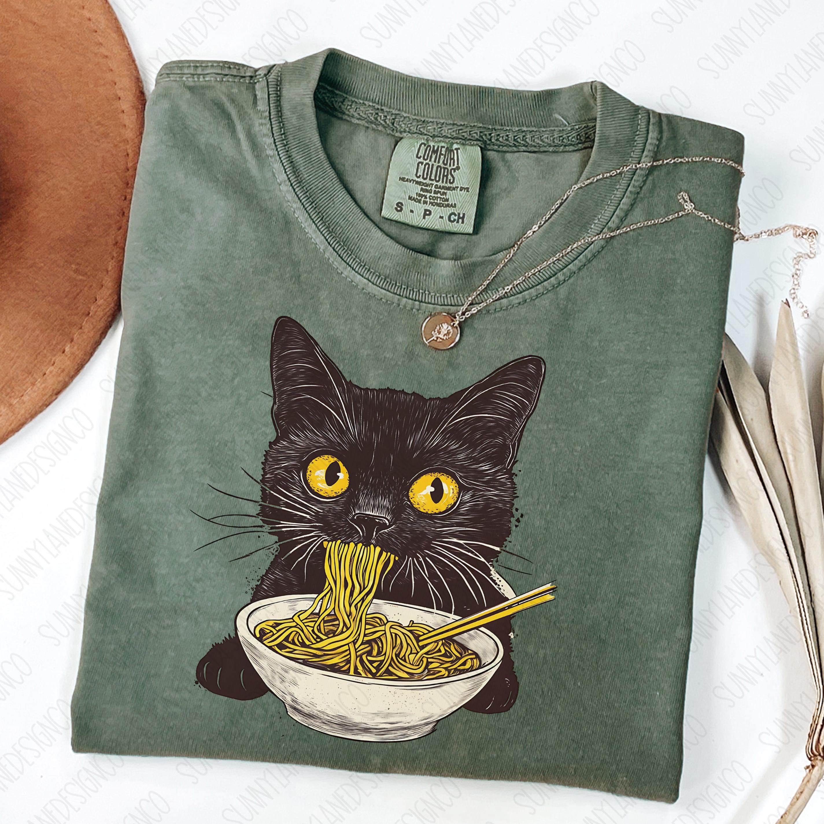 Orange Cat Tee Shirt - Etsy