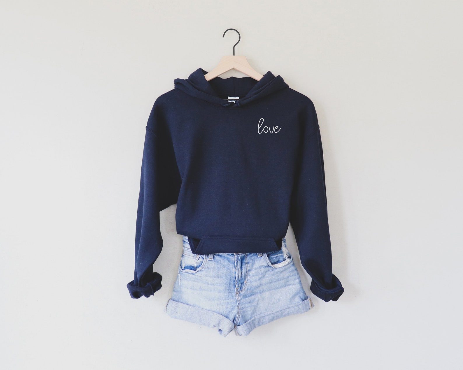 Love Who? Hoodie in Taupe