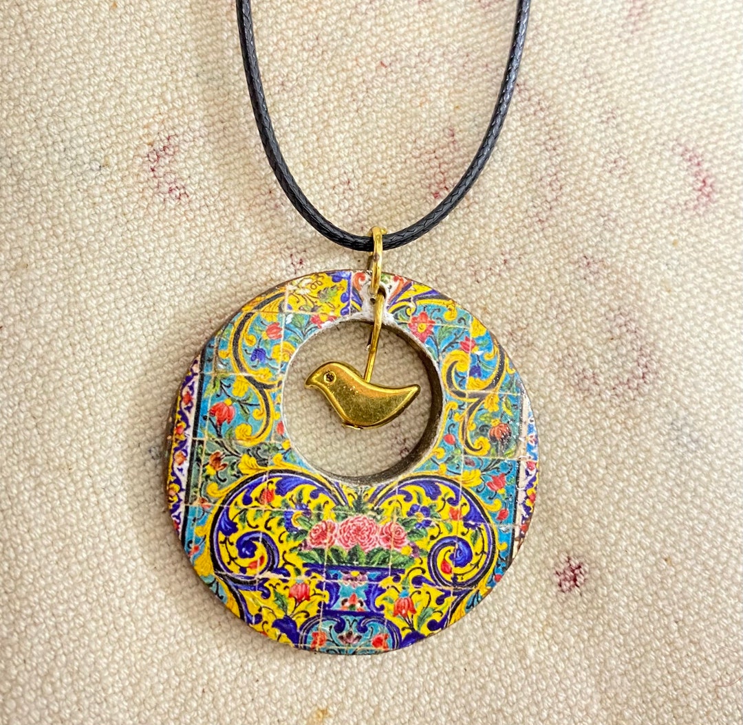 Persian Jewelry Handmade Wooden Necklace Handmade Wooden Jewellery