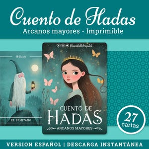 Magical Tale Tarot - Printable Major Arcana in Spanish - DIY Deck of Cards