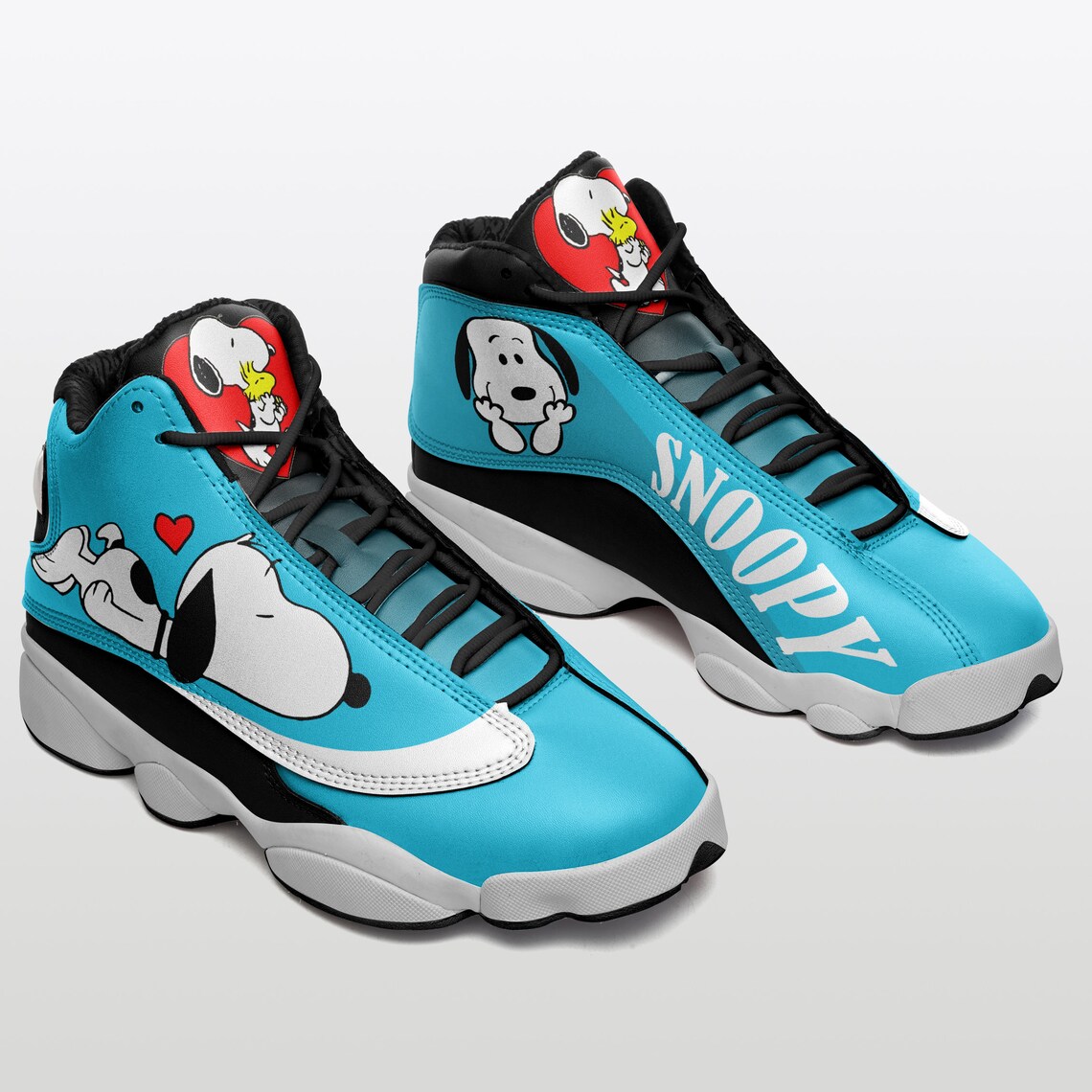 Snoopy Jordan 13 Shoes Snoopy Shoes Gift for Snoopy Dog Etsy
