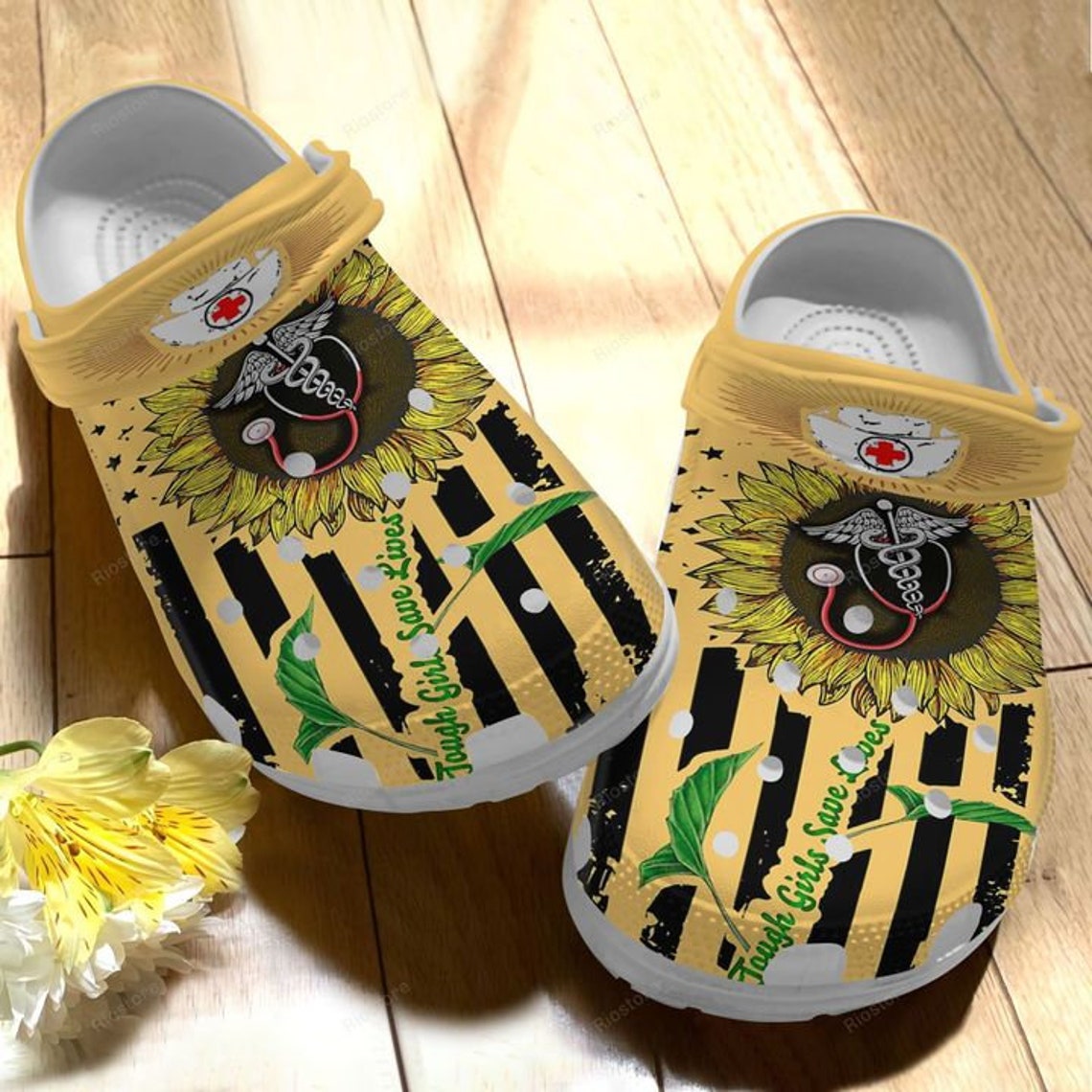 sunflower crocs amazon