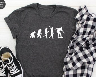 Desenho de t-shirt de skateboard ilustrado moderno preto verde claro